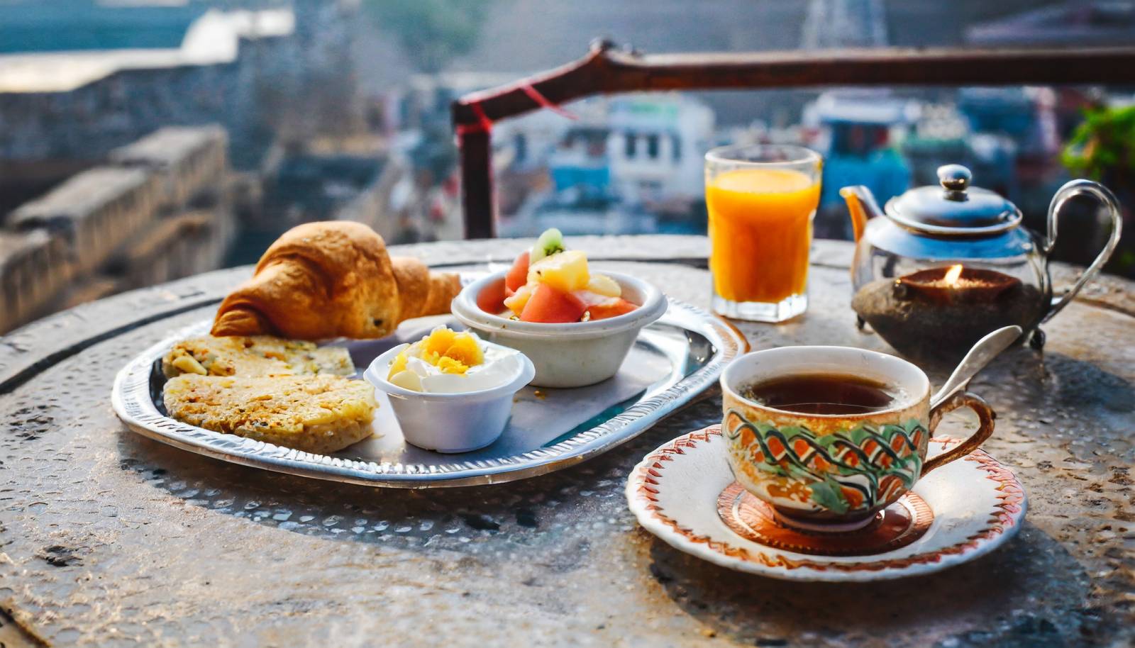 Breakfast in Udaipur