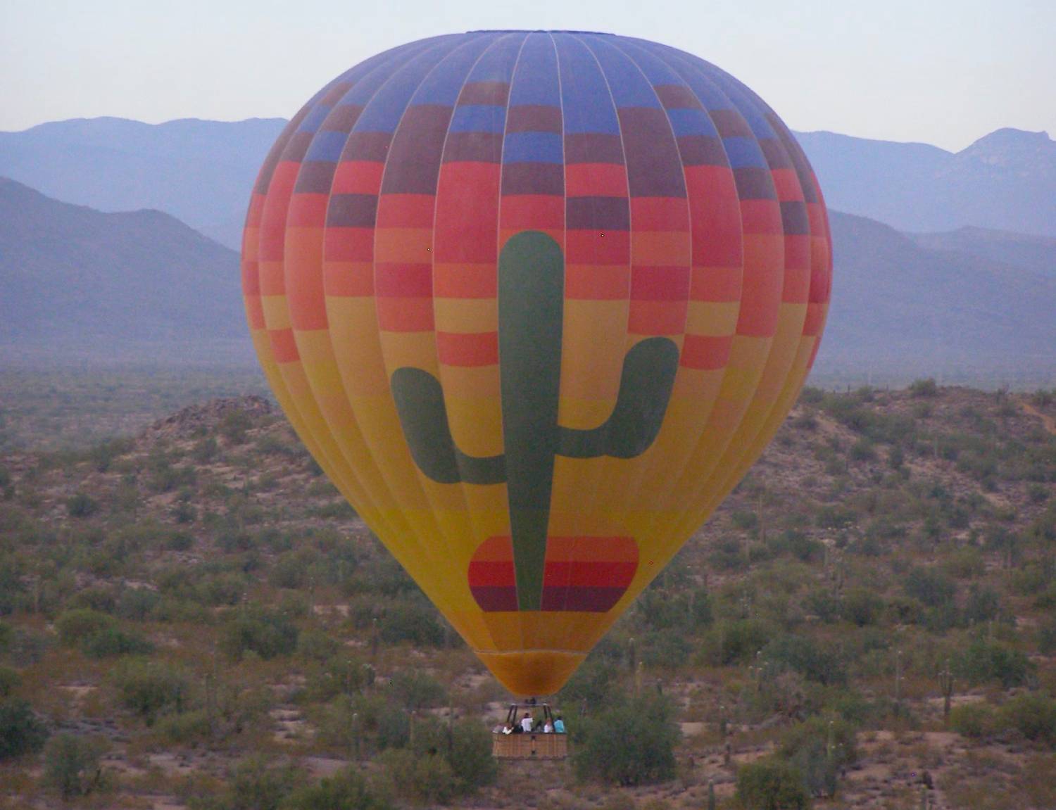 Hot air balloon ride in India